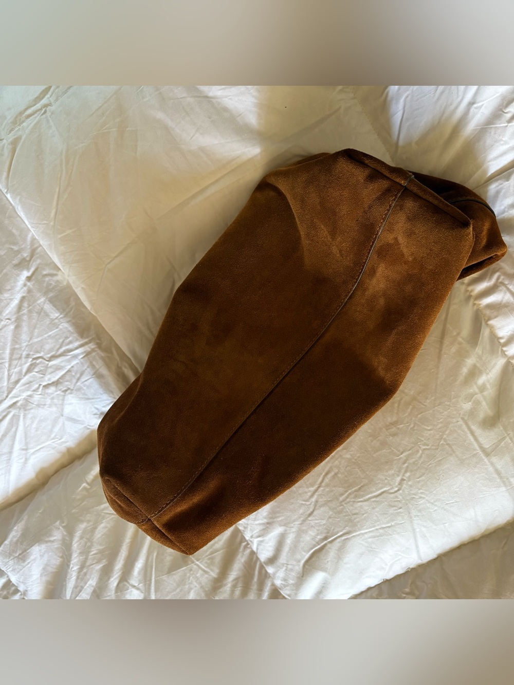 Madewell Bag Leather Suede Shoulder Hobo NEW - Picture 9 of 9